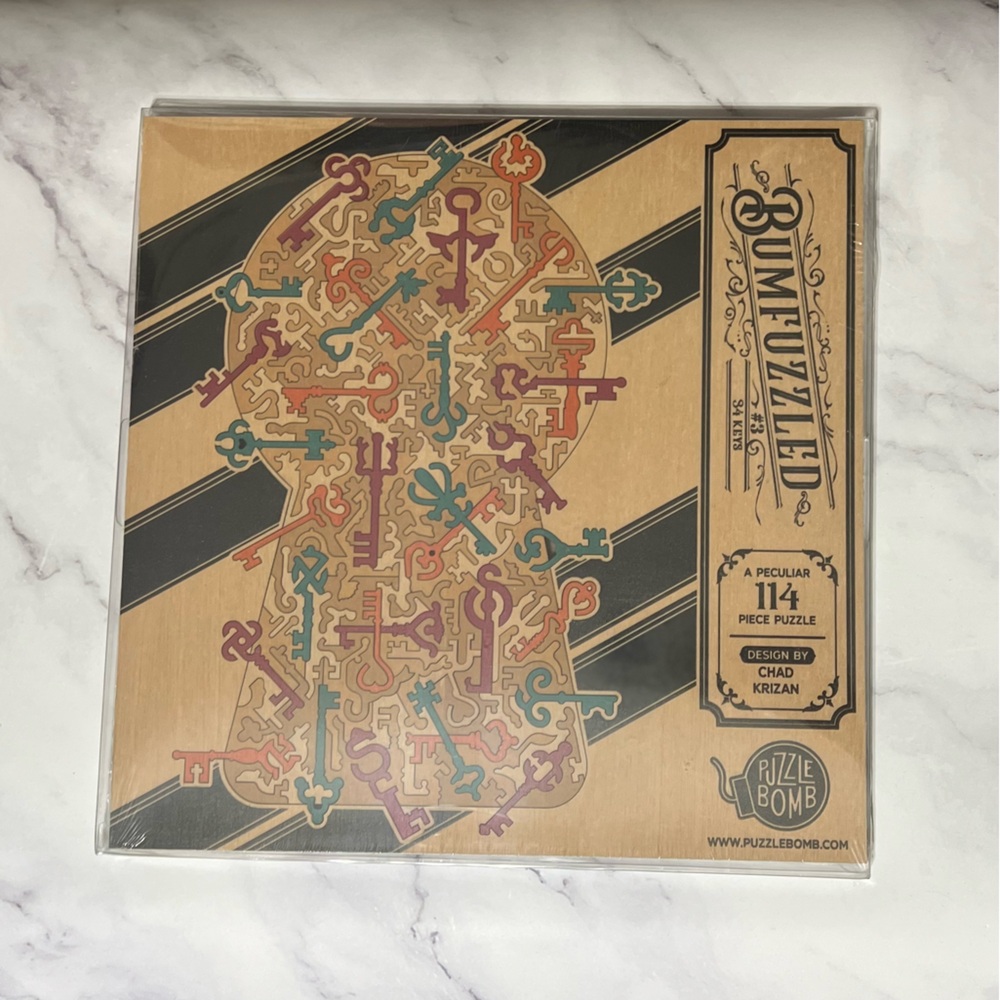 Bumfuzzled Wooden Puzzle 34 Keys (No. 3)